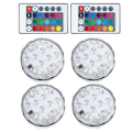 Pikkukuva 4 / 8: RGB-LED-upotusvalot vedenalaiset vedenpitävät valot kaukosäätimellä uima-altaan sisustukseen