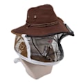 Miniatyrbild 6 av 8: Biodlare Cowboyhatt Åtdragningsdesign Andas Mesh Biodlingsslöja Hatt för biodlare Fiskare Jägare Campers