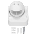 Miniatyrbillede 1 af 8: Bevægelsessensor Detektorbryder Vandafvisende Intelligent Strålingsfri ABS-hus Infrarød PIR-bevægelsessensor AC110‑240V Hvid