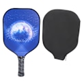 Miniatyrbild 1 av 8: Lätt pickleball paddelracket texturerad glasfiberyta PP kärna Bekvämt grepp