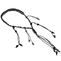 Miniatyrbild 7 av 8: Bärbar Nylon Duck Goose Call Lanyard Braid Paracord för utomhusjakt (svart+CP kamouflage)