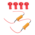 Miniatyrbilde 3 av 8: 2 stk 50W LED Dekoder 8Ω Lastmotstand Canbus Feilfri Kanseller for Frontlys Tåkelys DRL