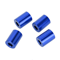 Miniatyrbillede 3 af 8: Bil aluminiumlegering Motorhjelm Ventilation Spacer Riser Passer til 6 mm motor (blå)