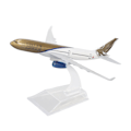 Miniatyrbillede 4 af 8: Modelflyvemaskiner Legering Skrivebordsmodel med Stativ Die Cast Officielle Flyvemaskinmodeller til Samling