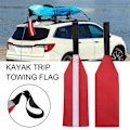 Miniatyrbillede 7 af 7: Sikkerhedsflag til bugsering af kajak og kano Advarselsflag med webbing