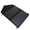 Miniatyrbild 5 av 8: Bärbar solpanel 20W hopfällbar solpanel batteriladdare flexibel för utomhuscamping vandring picknick