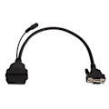 Pikkukuva 2 / 8: OBD-sovitinkaapeli 16-nastainen uros 15-nastainen naaras Plug and Play -diagnostiikkoliitäntä Launch X431:lle