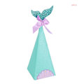 Miniatyrbild 6 av 8: Presentförpackningar Papper Fishtail Form Godispåsar Presentpaket för Bröllopsfest Favors50st