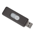 Miniatyrbilde 2 av 8: U Disk PushPull USB2.0 Minnebrikke Bil Flash Drive Metall Gave Datatilbehør Grå(128GB )