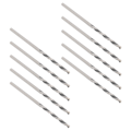 Pikkukuva 7 / 8: 10 kpl suoria varren kierteisiä poranteriä koruille helmiä varten Leimaustyökalu 1,6 mm