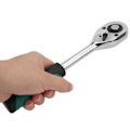 Miniatyrbilde 7 av 8: Ratsjenøkkel 1/2 tom 2Way Drive QuickRelease-nøkkel med sklisikkert grep Grønn