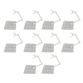 Miniatyrbillede 1 af 8: 10 sæt Action Figur Stativ Transparent Akryl Anime Figur Display Stativ Støtte Holder Base