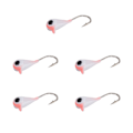 Miniatyrbillede 2 af 8: 5 stk Vinterisfiske Jigs Kit Isfiskekroge Lås til Bas, Abborre, Crappie 3mm