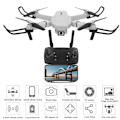 Pikkukuva 5 / 8: LSE525 Taitettava kaksikamerallinen drone korkean resoluution kuvaamisella Quadcopter RC drone (harmaa)