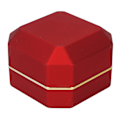 Miniatyrbild 3 av 8: LED Ljus Ring Box Smycken Display Presentbox Smycken förvaringsfodral för förlovningsbröllopRöd