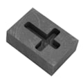 Miniatyrbilde 2 av 8: Grafitstøpeform Korsformet Varmestabilitet Smelteform for Metall 1,77 X 1,38 X 0,39 tommer