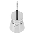 Miniatyrbilde 6 av 8: Enkel Pip Mokkakanne Rustfritt Stål Hand Pour Latte Klassisk Kaffebrenner for Hjemmekontor 50ml