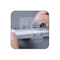Miniatyrbild 6 av 8: 2st gardinstångshållare självhäftande genomskinlig Robust ABS justerbar gardinstångsfäste för kontorsfixering
