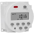 220V LCD digital timer 1 sekunds intervall veckovis programmerbar tidsrelä CN101S