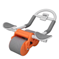 Miniatyrbillede 5 af 8: Magrullerhjul med albuepuder Timer Automatisk Rebound Kernen Styrketræning Træningsudstyr Orange