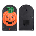 Miniatyrbilde 5 av 8: Halloween Skrekk Dørklokke med Lys Lyddekorasjon Rekvisitter for Bar Spøkelseshus Escape Room Gresskarform
