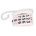 Miniatyrbild 8 av 8: Stor knapptelefon Stor justerbar volym Sista nummer Återuppringning med sladd fast telefon för äldre