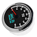 Miniatyrbild 7 av 8: 3-i-1-varvräknare Vattentemperatur Oljetryck Kumulativ timvisningspekare IP67 för bil lastbil ShipBlack Dial
