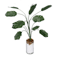 Pikkukuva 5 / 8: 1:12 Miniatyyridokkitalon kasvit Elävä banaanipuun simulaatio Bonsai-kasvikoriste L
