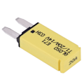 Miniatyrbillede 4 af 8: 14V DC Automatisk Nulstilling Mini-Sikringsafbrydere Bladsikringer til Bil Lastbil Båd RV 20A Gul
