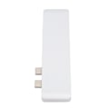 Miniatyrbild 7 av 8: Dockningsstation 10Gbps 5Gbps USB3.0-gränssnitt Minneskortläsare Lättviktsbärbar typ C Hub för MacBook Silver