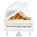 Miniatyrbilde 4 av 8: Musikkasse Mini retro klassisk piano roterende trekantet musikkasse for hjemmeborddekorasjon pyntgave
