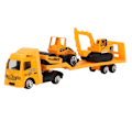 Pikkukuva 5 / 8: 4 kpl setti 1: 64 Alloy Engineering Car Vehicle Playset Set Simulointi Rakennusperävaunu Tyyppi A