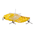 Miniatyrbilde 3 av 8: Hardt Fiskeagn Bionic Cicada Form fiskebete med roterende propell  Diskantkrok 7,5 cmY238-8
