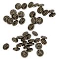Miniatyrbilde 8 av 8: Knapper DIY Antikk Bronse Rund Gravert Hestehode Sink Legering Knapp Dekorasjon