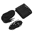 Miniatyrbilde 5 av 8: Lacrosse Mesh String Svart Nylon Slitsäker Lacrosse Mesh stycke Vävt snöre för tillbehör