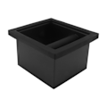 Miniatyrbilde 3 av 8: Kaffegrunn Knock Box Renne Rustfritt Stål Innebygd Skrivebord Bunnløs Knock Box for Hjemmet