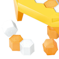 Miniatyrbild 7 av 8: Baby Trap Break Ice Game Interaktiv djurfigur Ice Block Knock Breaking Game för småbarn för barn Gul