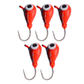 Pikkukuva 2 / 8: 5 kpl Jääkalastus Jigit Setti Talvikalastus Ahvenkoukut Ulkoilma Jääkalastus Lure 4MM