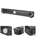Miniatyrbild 6 av 8: Smalody USB-laddningsbar multimediahögtalare HiFi bärbar datorhögtalare med LED-lampa