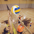 Miniatyrbilde 7 av 8: LEIJAIER PU Butyl Liner Maskinsydd Standard Myk Anti-Eksplosjonsvolleyball for Trening og Konkurranse (Blå)