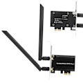 Miniatyrbilde 7 av 8: Stasjonær WLan-adapter Dual Band nettverkskort Datamaskintilbehør Wi-Fi 6（802.11ax）AX3000