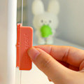 Miniatyrbild 3 av 6: Dockhusrum Dockskåp Skåp Display Box Förvaringsväska 2 Layer Transparent Dörr Vit