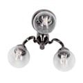 Miniatyrbillede 5 af 8: Dukkehusslynge 1:12 Mini Elegant Retro Miniature Dukkehussølv Glas Lys til Børn Legetøj Dekoration Gave