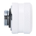 Miniatyrbillede 3 af 8: Quick Twist Connector G1/4 Ydre Gevind Beslag til Computer Vandkøling Hard TubeWhite
