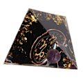 Miniatyrbillede 3 af 8: 5 cm Orgonitpyramide til positiv energilagning Krystalpyramidemeditation Orgonitpyramider Chakra Zodiac Energy Generator Stenbukken