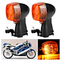 Pikkukuva 5 / 8: Moottoripyörän LED-vilkkuvalot sopivat KAWASAKI ZXR 250R/400R/750R:lle (Musta+Keltainen)