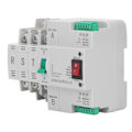 Miniatyrbild 3 av 8: Automatisk överföringsbrytare Dual Power 3P Controller AC400V Rail Mount for Factory Farm 100A