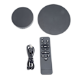 Miniatyrbilde 1 av 8: Elektrisk roterende skiveplate 2 i 1 Smart fjernkontroll Smykke Display Stativ Live Streaming Ornament Display Stativ 5V Svart