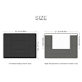 Miniatyrbillede 5 af 8: Bærbar Tablet Usynlig Foldbar Stativ Kunstigt Læder Usynlig Foldbar Stativ Laptop Tablet Stativ