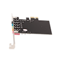 Miniatyrbillede 3 af 8: Lydkort 6 Kanaler Stereo Desktop Audio Signal Konvertering Hardware med Driver CD